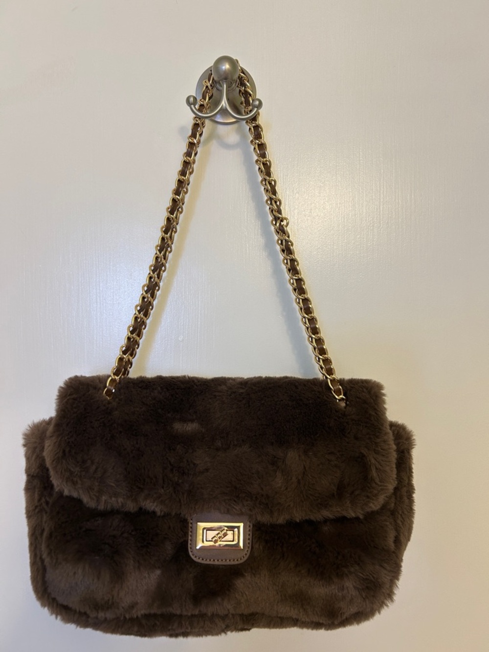 Faux Fur Purse